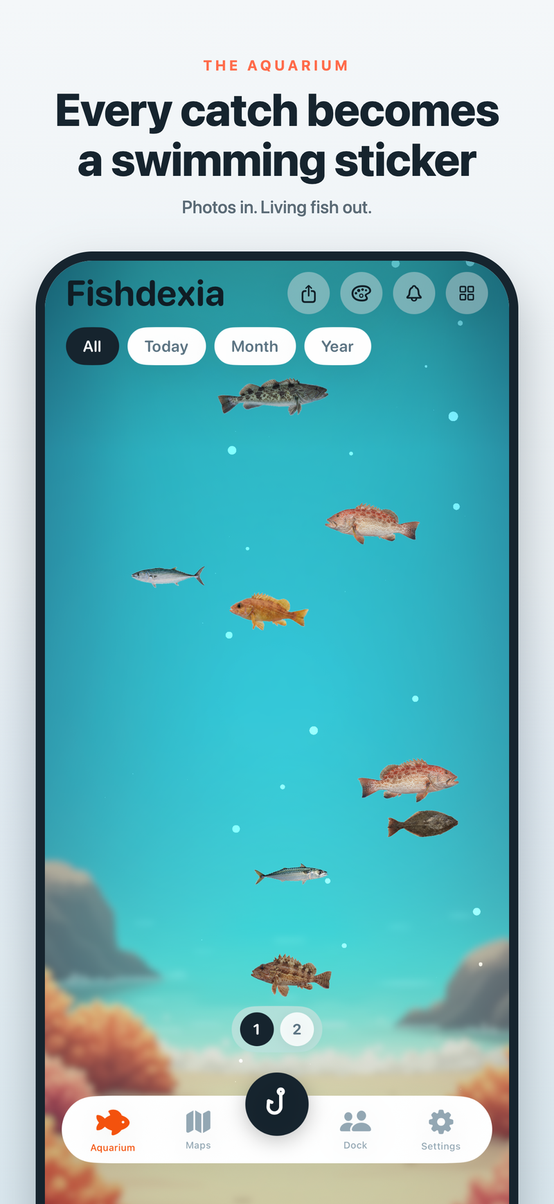 Fishdexia App Store panel 1